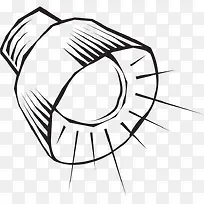 手绘的卡通发光灯-空若网 手绘的卡通发光灯-空若网