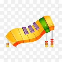 橙色琴键-空若网 橙色琴键-空若网