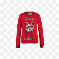 圆领长袖刺绣时尚休闲女针织衫-空若网 圆领长袖刺绣时尚休闲女针织衫-空若网