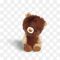 卡通手绘棕色小熊玩具-空若网 卡通手绘棕色小熊玩具-空若网