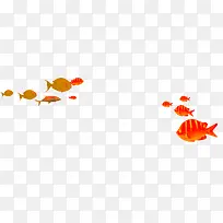 彩色卡通鱼群-空若网 彩色卡通鱼群-空若网