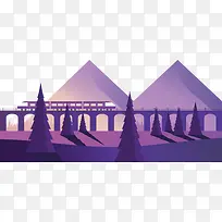 �ֻ��ű߷羰�廭-������