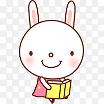 看书的兔子-空若网 看书的兔子-空若网