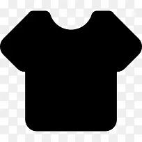 短袖黑色衬衫图标-空若网 短袖黑色衬衫图标-空若网