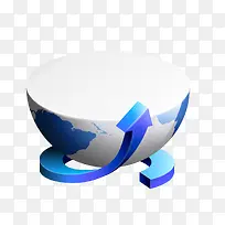 半边创意地球-空若网 半边创意地球-空若网