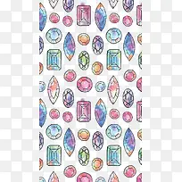 卡通彩色钻石-空若网 卡通彩色钻石-空若网