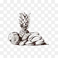 水果素描-空若网 水果素描-空若网