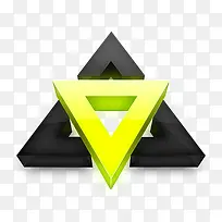 创意三角形形状立体感-空若网 创意三角形形状立体感-空若网