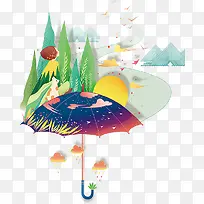 商业插画-空若网 商业插画-空若网