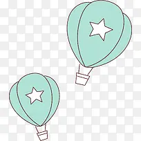 卡通热气球-空若网 卡通热气球-空若网
