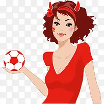 时尚美女卡通元素-空若网 时尚美女卡通元素-空若网