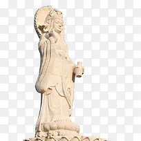 白色观音雕塑-空若网 白色观音雕塑-空若网