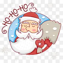 矢量圣诞老人插画-空若网 矢量圣诞老人插画-空若网