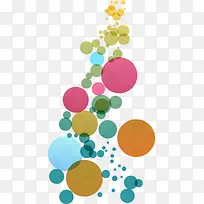 手绘多彩圆圈-空若网 手绘多彩圆圈-空若网