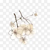 一束水彩桃花-空若网 一束水彩桃花-空若网