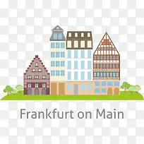 扁平化德国欧式建筑-空若网 扁平化德国欧式建筑-空若网