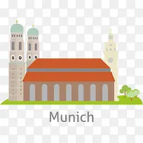 扁平化德国欧式建筑-空若网 扁平化德国欧式建筑-空若网