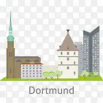 扁平化德国欧式建筑-空若网 扁平化德国欧式建筑-空若网