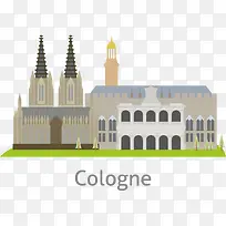 扁平化德国欧式建筑-空若网 扁平化德国欧式建筑-空若网