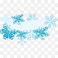 雪花矢量冰雪边框素材-空若网 雪花矢量冰雪边框素材-空若网