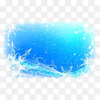 冰雪花纹边框-空若网 冰雪花纹边框-空若网