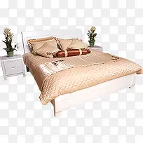 创意摄影金色的大床室内设计-空若网 创意摄影金色的大床室内设计-空若网