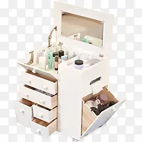 摄影室内白色的化妆桌-空若网 摄影室内白色的化妆桌-空若网