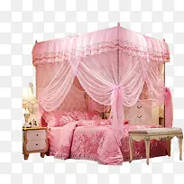 创意摄影室内家纺红色的床-空若网 创意摄影室内家纺红色的床-空若网