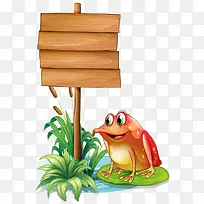 卡通青蛙草-空若网 卡通青蛙草-空若网