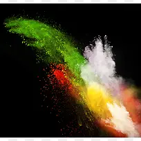 彩色粉末烟雾背景-空若网 彩色粉末烟雾背景-空若网