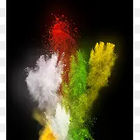 彩色烟雾背景-空若网 彩色烟雾背景-空若网