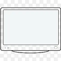 白色的电视机-空若网 白色的电视机-空若网