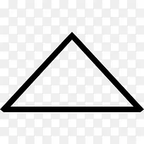 三角形的轮廓图标-空若网 三角形的轮廓图标-空若网