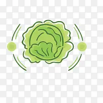 矢量卡通简洁食物青菜-空若网 矢量卡通简洁食物青菜-空若网