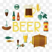 啤酒卡通素材-空若网 啤酒卡通素材-空若网