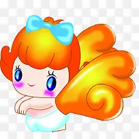 创意合成手绘卡通小天使翅膀-空若网 创意合成手绘卡通小天使翅膀-空若网