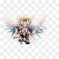 创意立绘合成游戏人物翅膀-空若网 创意立绘合成游戏人物翅膀-空若网