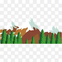 雪山png矢量素材-空若网 雪山png矢量素材-空若网