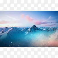 创意合成效果雪山-空若网 创意合成效果雪山-空若网