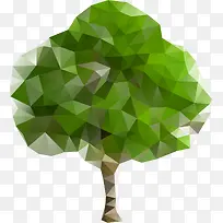 卡通几何树木-空若网 卡通几何树木-空若网