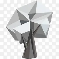 卡通几何树木-空若网 卡通几何树木-空若网