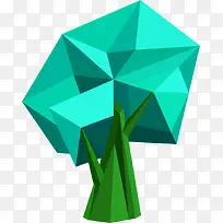 卡通几何树木-空若网 卡通几何树木-空若网