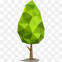 卡通几何树木-空若网 卡通几何树木-空若网