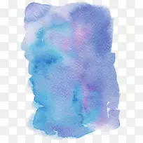 水彩画.蓝色水彩效果-空若网 水彩画.蓝色水彩效果-空若网