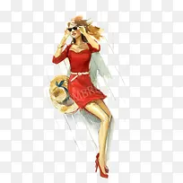 女式服装设计手绘稿-空若网 女式服装设计手绘稿-空若网