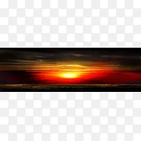 大气壮观夕阳背景-空若网 大气壮观夕阳背景-空若网
