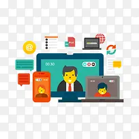 矢量网络社交-空若网 矢量网络社交-空若网