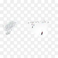 创意合成摄影滑雪比赛冬天-空若网 创意合成摄影滑雪比赛冬天-空若网