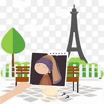 巴黎铁塔照片-空若网 巴黎铁塔照片-空若网