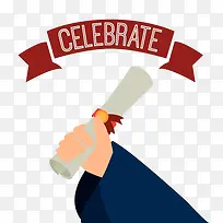 手绘手拿卷纸的手指-空若网 手绘手拿卷纸的手指-空若网